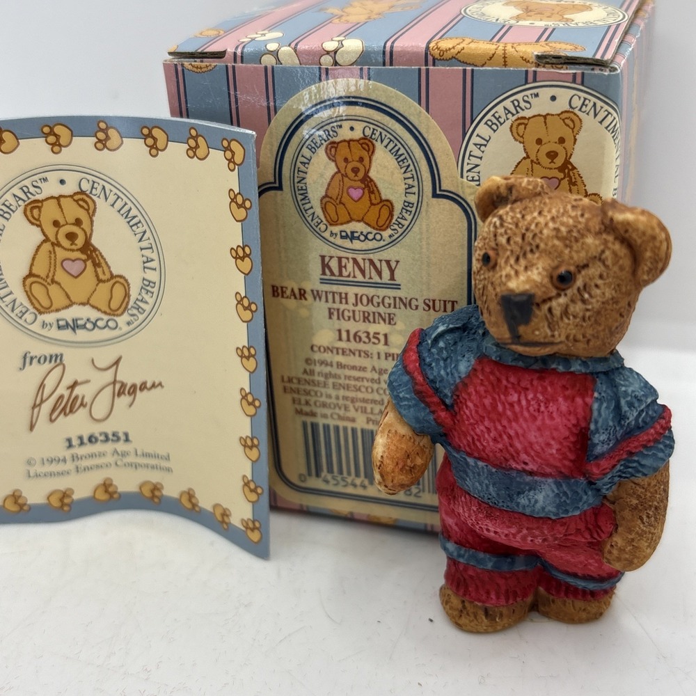 CENTIMENTAL BEARS 1994 Kenny‎ WITH BOX BY ENESCO